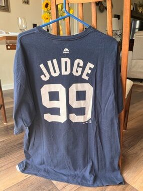 NY Yankees Aaron Judge 99 Navy Shirt, size 2X!  Go Yankees!